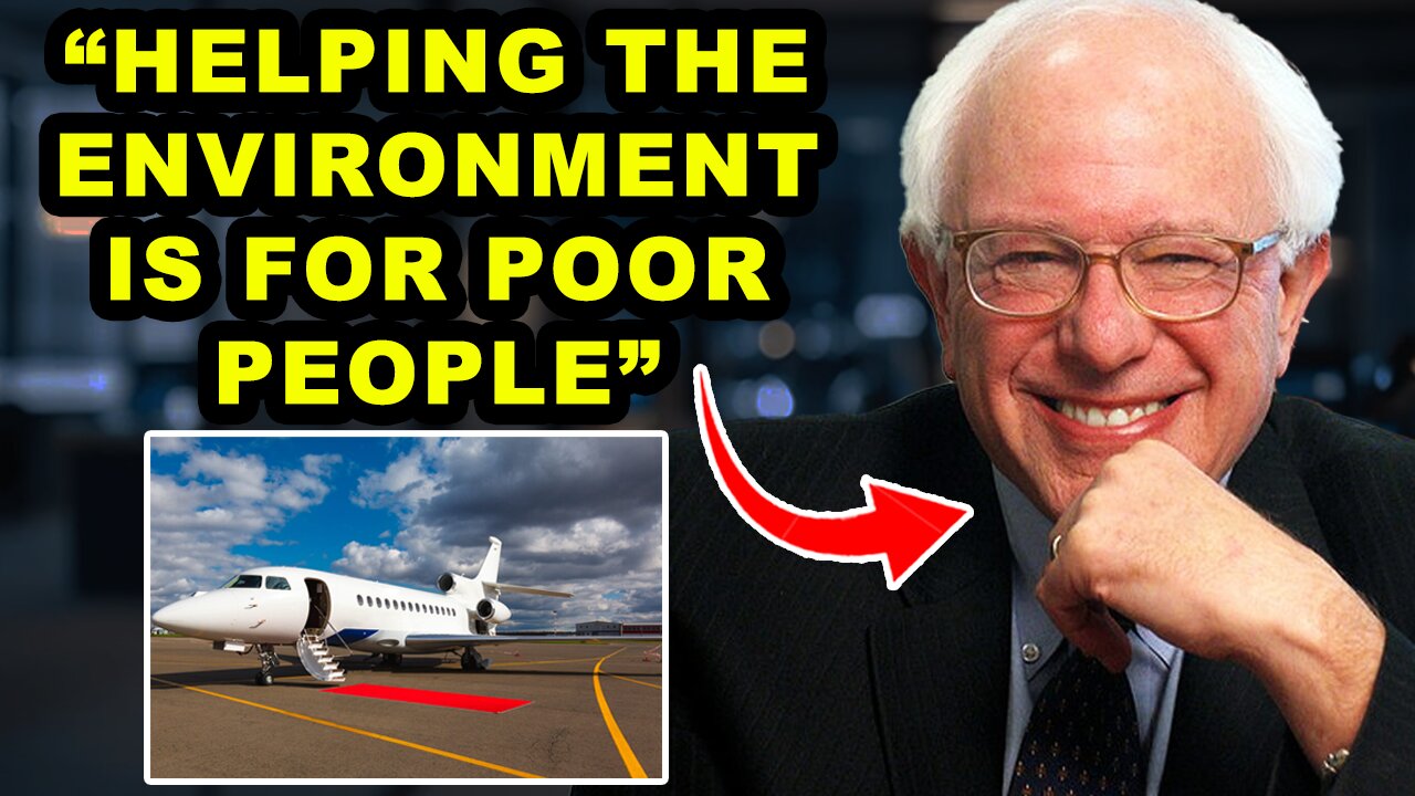 Caught on Camera: Bernie Says Private Jets Are Fine… for Him