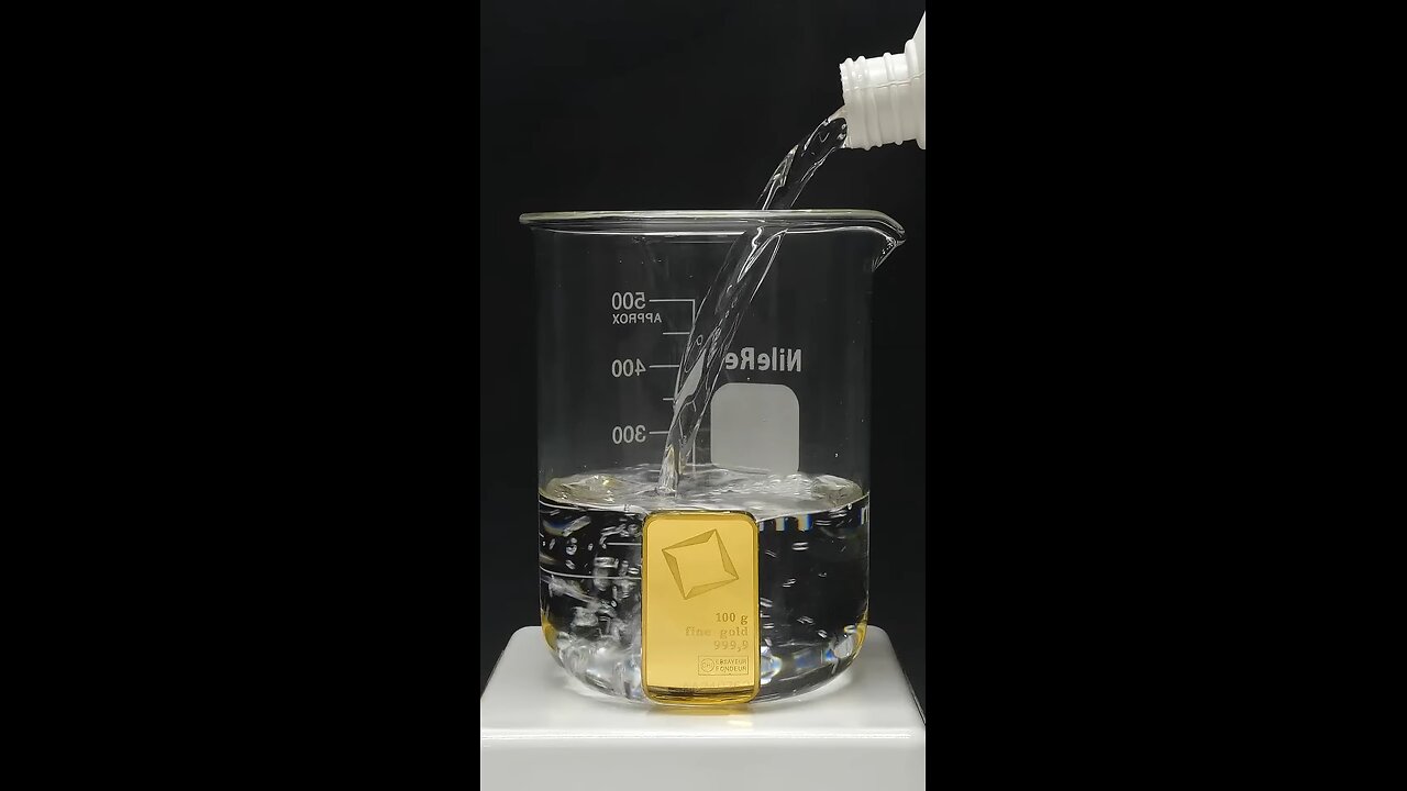 dissolving Gold bar in Acid