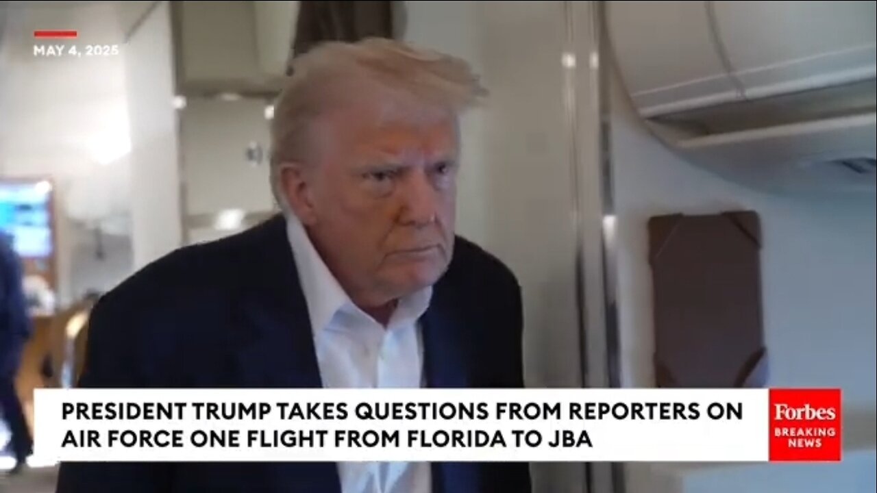 Trump Hammers Reporter On Mike Waltz