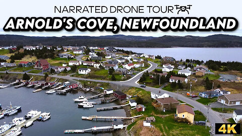 🌊 Arnold's Cove, Newfoundland and Labrador 🛩️ 4K Drone
