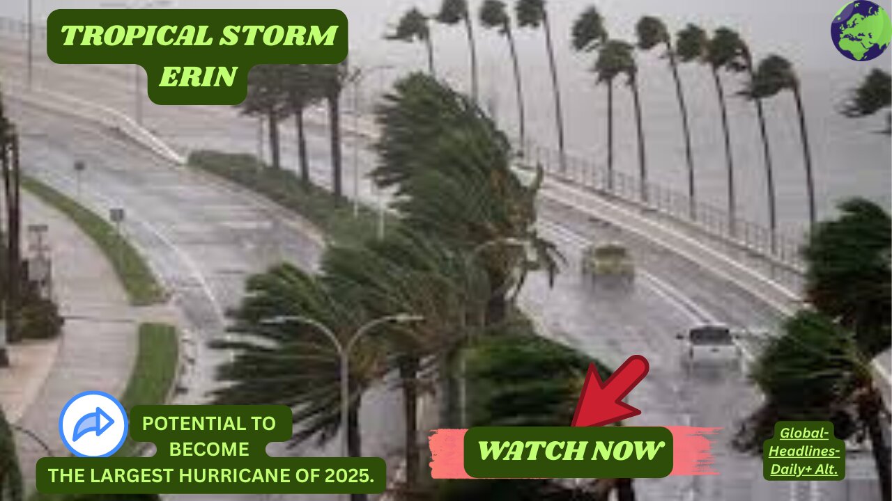 "🌊 Hurricane Erin Unleashes Life-Threatening Waves on US East Coast! �" Global-Headlines-Daily+ Alt.