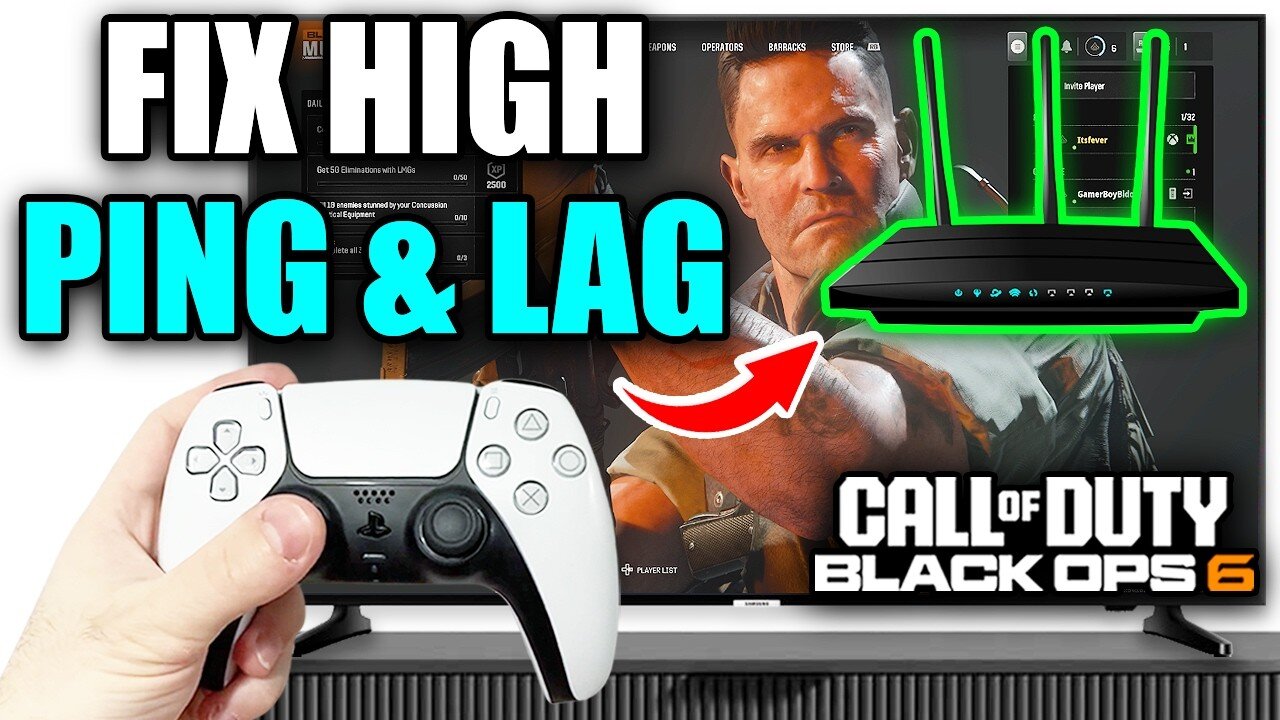 How To Fix High Ping & Lag In COD Black Ops 6 On PS5 - Easy Guide