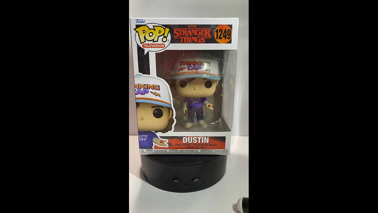 Buy It Now: Funko Pop: Television: Stranger Things: DUSTIN #1249 w/Thinking Cap & Byte Off Shirt