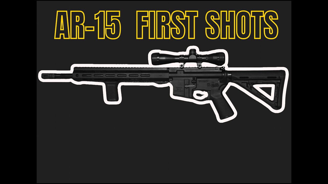 First Shots with the new AR-15 Build