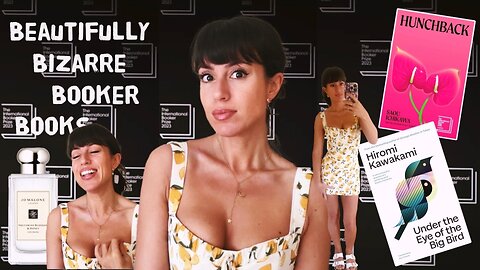 beautifully bizarre international booker prize book vlog | hunchback & under the eye of the big bird