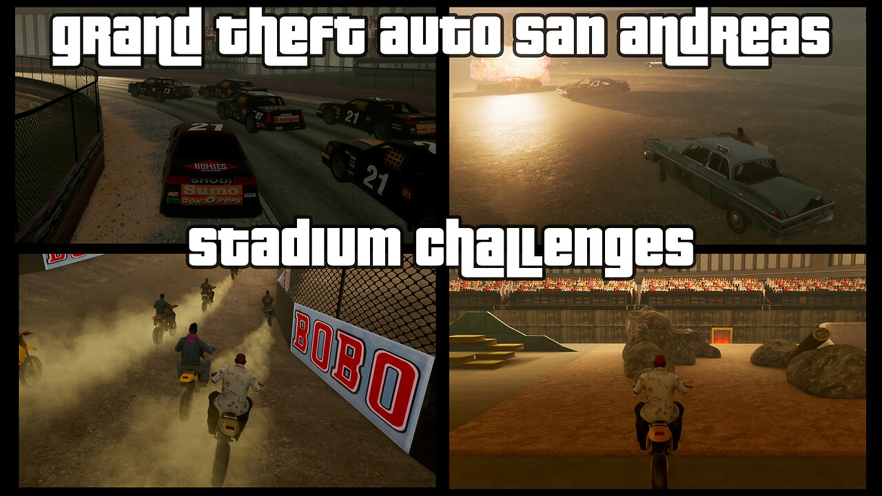 GTA: San Andreas – The Definitive Edition | Side Activities: STADIUM CHALLENGES