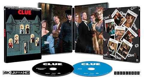 Clue [4K UHD & Bl-ray Steelbook] Tim Curry