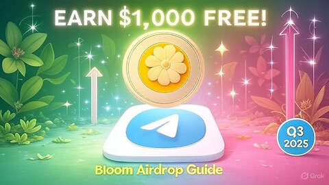 Bloom Airdrop Guide: Earn Up to $1,000 in Free Tokens! 🌸