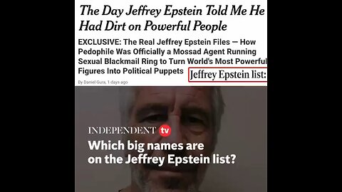 EVERY NAME MENTIONED IN THE EPSTEIN CASE FILES. There are no coincidences. Just the truth, lies