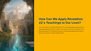 Ibyahishuwe 22: Iby'Ubugingo Buhoraho