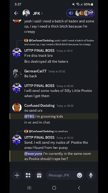 Confused doodling exposed for grooming