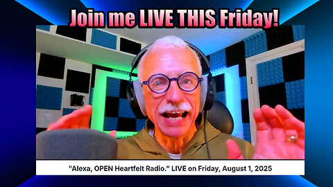 Join Me LIVE This Friday, August 1, 2025