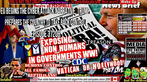 Ep. 3720b - EU Begins The Cyber Attack Narrative, Trump Prepares The Country To Take Back Control