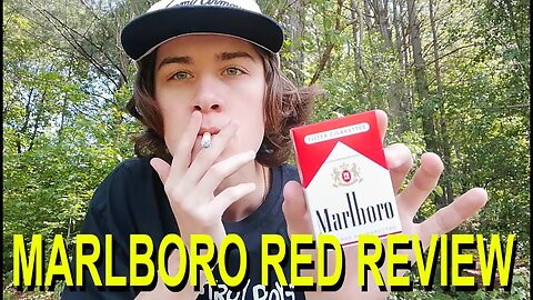 Smoking a Marlboro Red Cigarette - Review