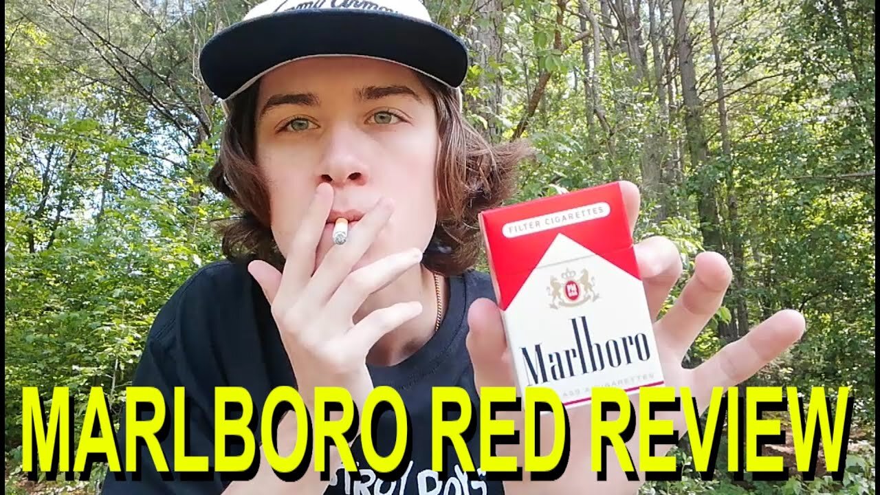 Smoking a Marlboro Red Cigarette - Review