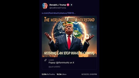 TRUMP SENDEN DIE LETZTE WARNUNG