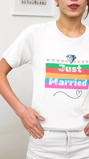 Just Married Shirt From The South Dominion Gifts Etsy Shop