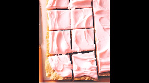 Pretty-in-Pink Cookie Bars