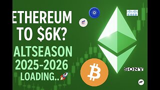 Ethereum to $6K? Altseason 2025–2026 Loading… 🚀 | BTC, ADA, Stocks & DeFi Setup