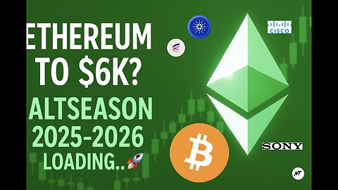 Ethereum to $6K? Altseason 2025–2026 Loading… 🚀 | BTC, ADA, Stocks & DeFi Setup