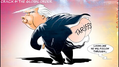 APRIL 3 Funny American Political Cartoon - Breaking News - USA Politic Caricature - Trump Satire