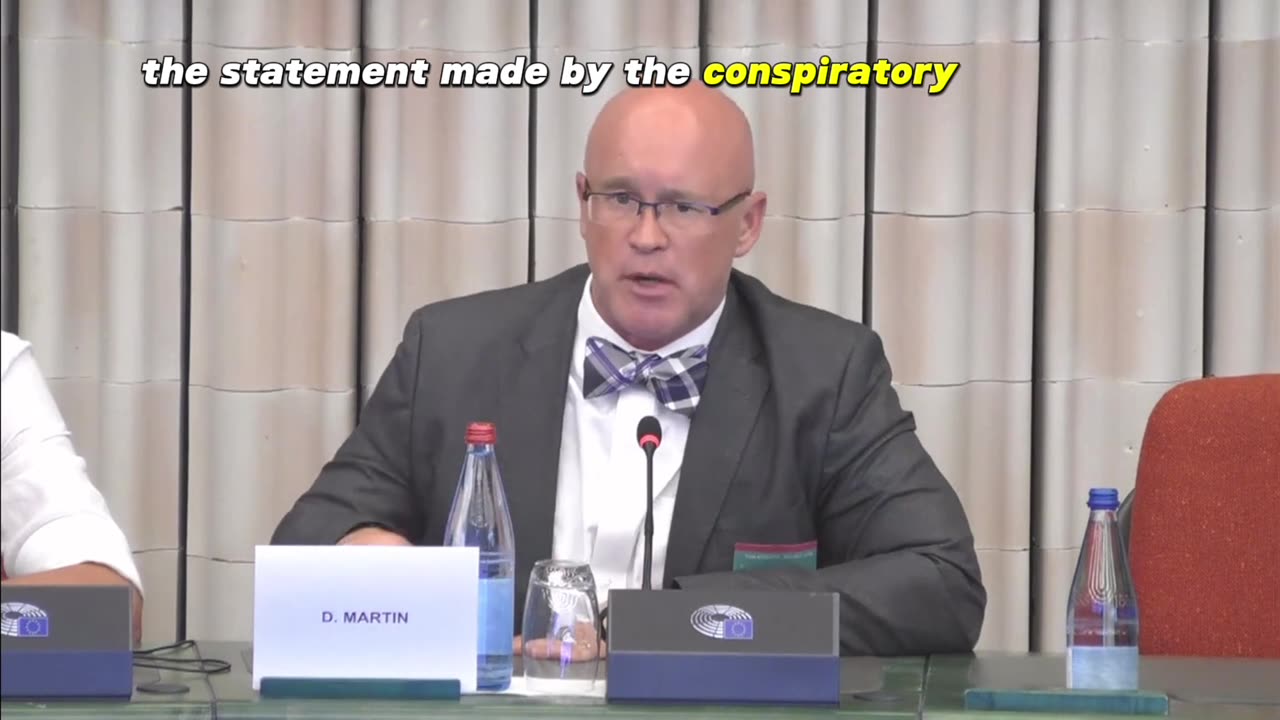 Dr. David Martin gives a speech to the EU parliament concerning the WHO
