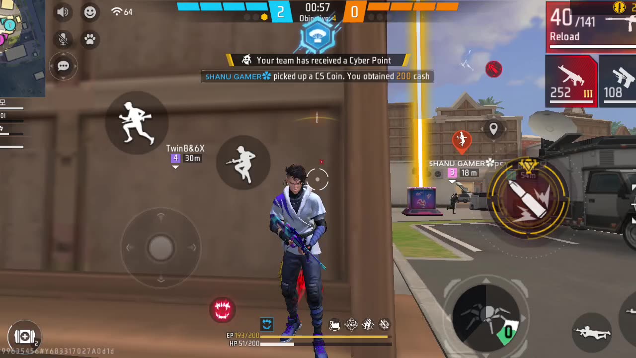 Free fire 🔥 max playing 😎 very interesting 😄 game