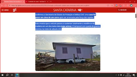 Tornado_ Defesa Civil classifica fenômeno que arrancou casa de madeira em SC