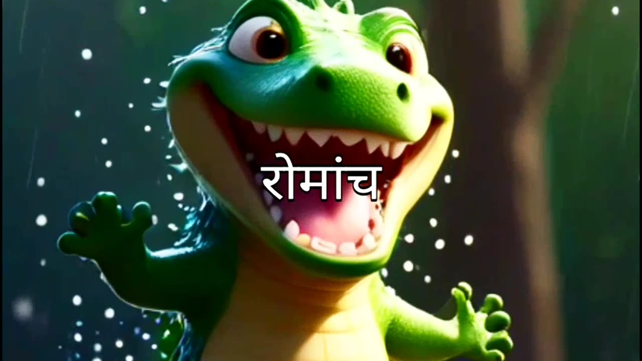 Storytelling of monkey and crocodile