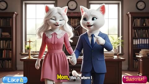 Courtroom Battle The kitten vs. the evil stepmother and the cruel father