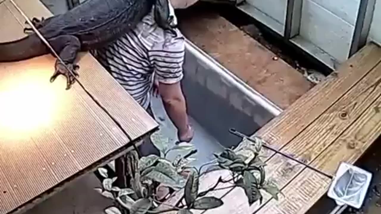 Cleaning Up With His Fren