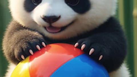 ⚽ 🐼 Molo Hugs the Ball! Bouncy Bouncy! #shahpublishing #molothepanda #cutepanda #cute #pets