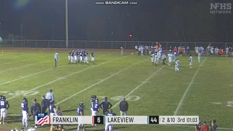 OCTOBER 25 2024 HIGH SCHOOL FOOTBALL: LAKEVIEW VS FRANKLIN PART 15