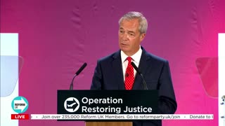 Nigel Farage unveils Reform UK's plans for mass deportation of migrants - August 26, 2025