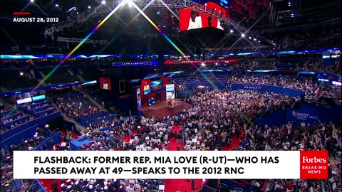 FLASHBACK: Former Utah GOP Congresswoman Mia Love—Who Has Passed Away At 49—Speaks To The 2012 RNC