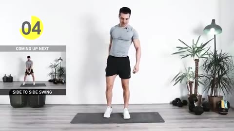 30 min Full Body Kettlebell Workout At Home