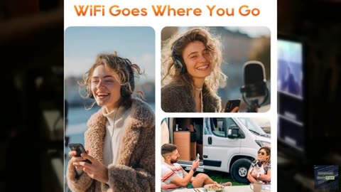 Portable Mobile Hotspot–eSIM Global WiFi Hotspot,No SIM Card/Contract Needed, 16