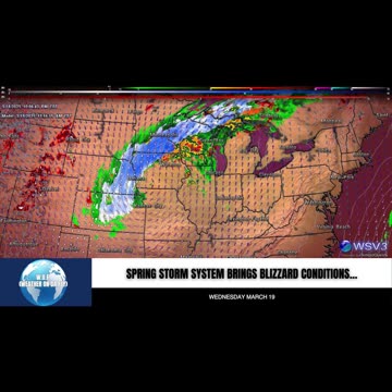 🌨️ Blizzard Warning: Central Plains to Midwest! 3/19/25 #shorts #weatherupdate #blizzard