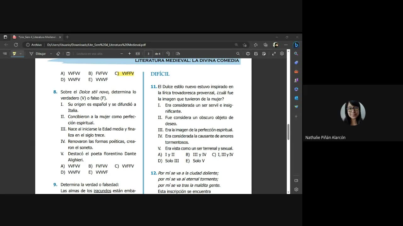 PAMER SEMESTRAL 2023 | Semana 04 | Literatura: Mediaval