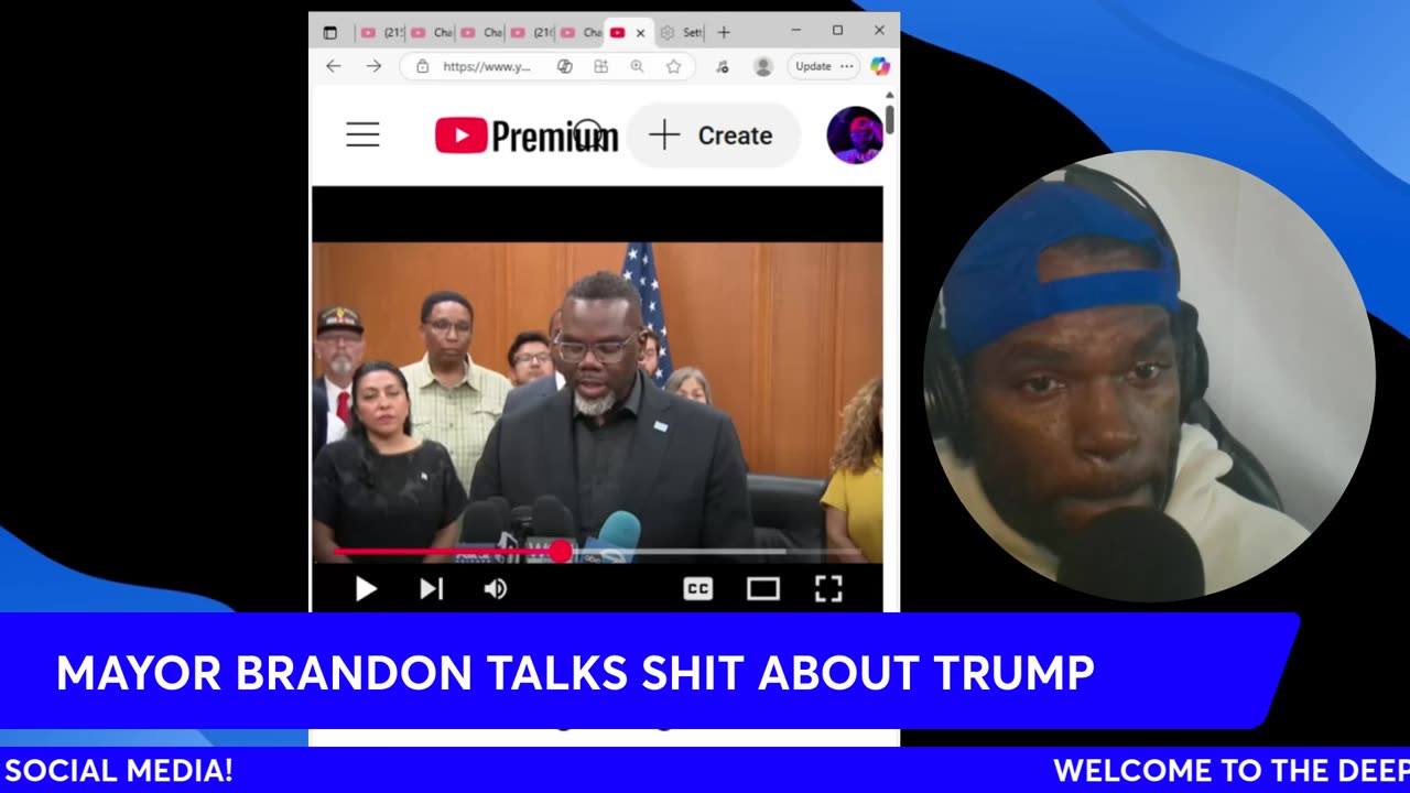 MAYOR BRANDON JOHNSON SCARED / TRUMP TAKE OVER