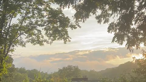 Sunset looks like Mountains