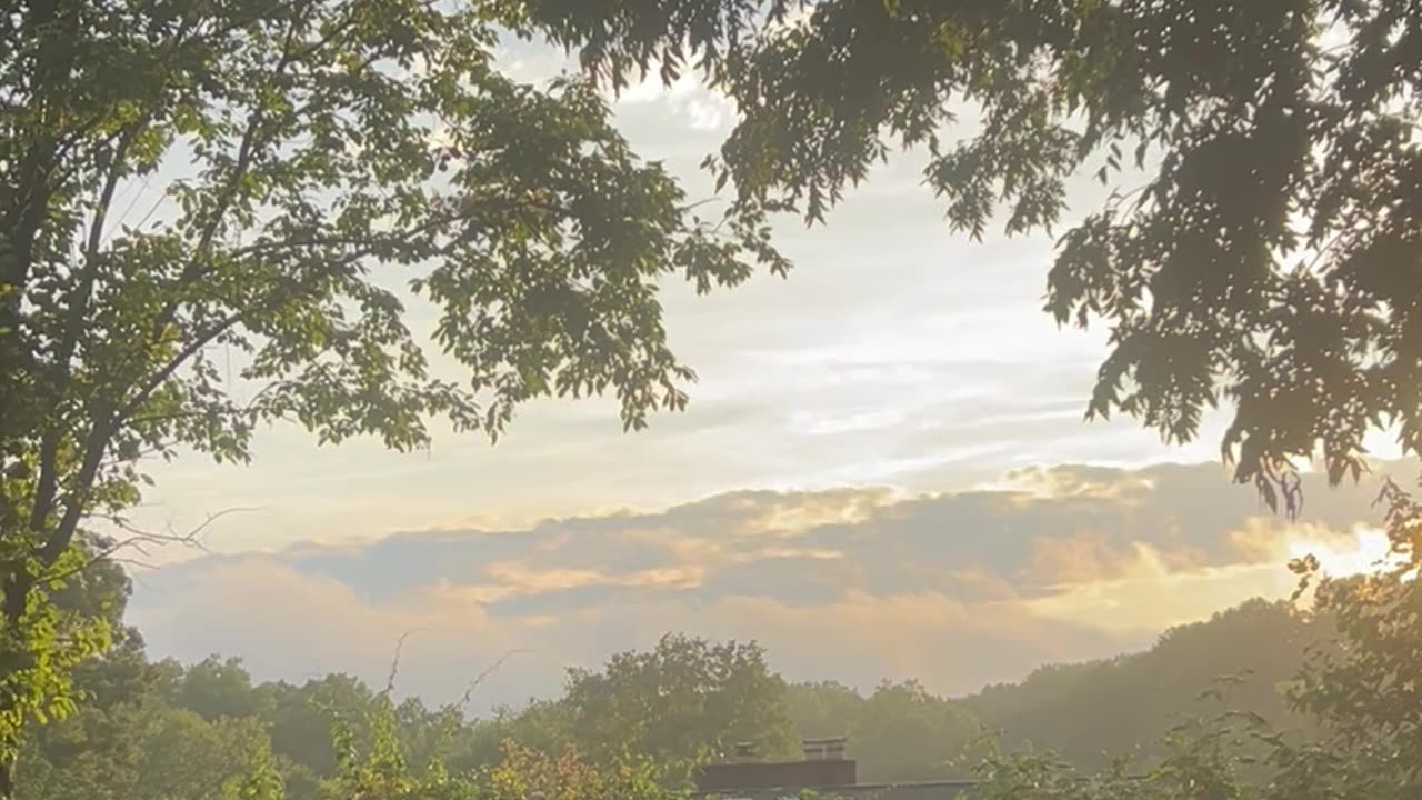 Sunset looks like Mountains