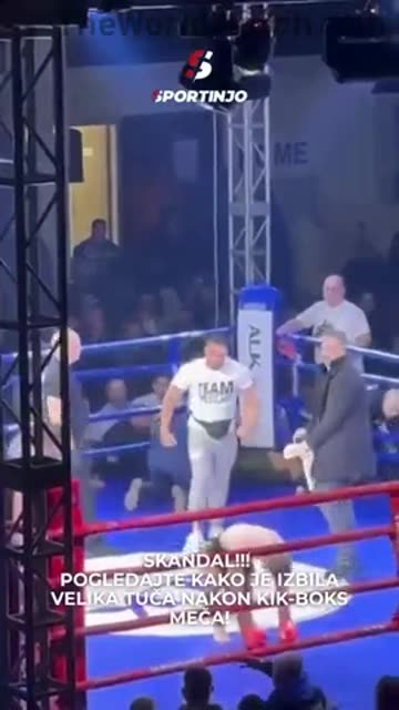 Greek Kickboxer Gets Assaulted In The Ring By Fans After Winning The Championship