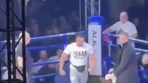 Greek Kickboxer Gets Assaulted In The Ring By Fans After Winning The Championship