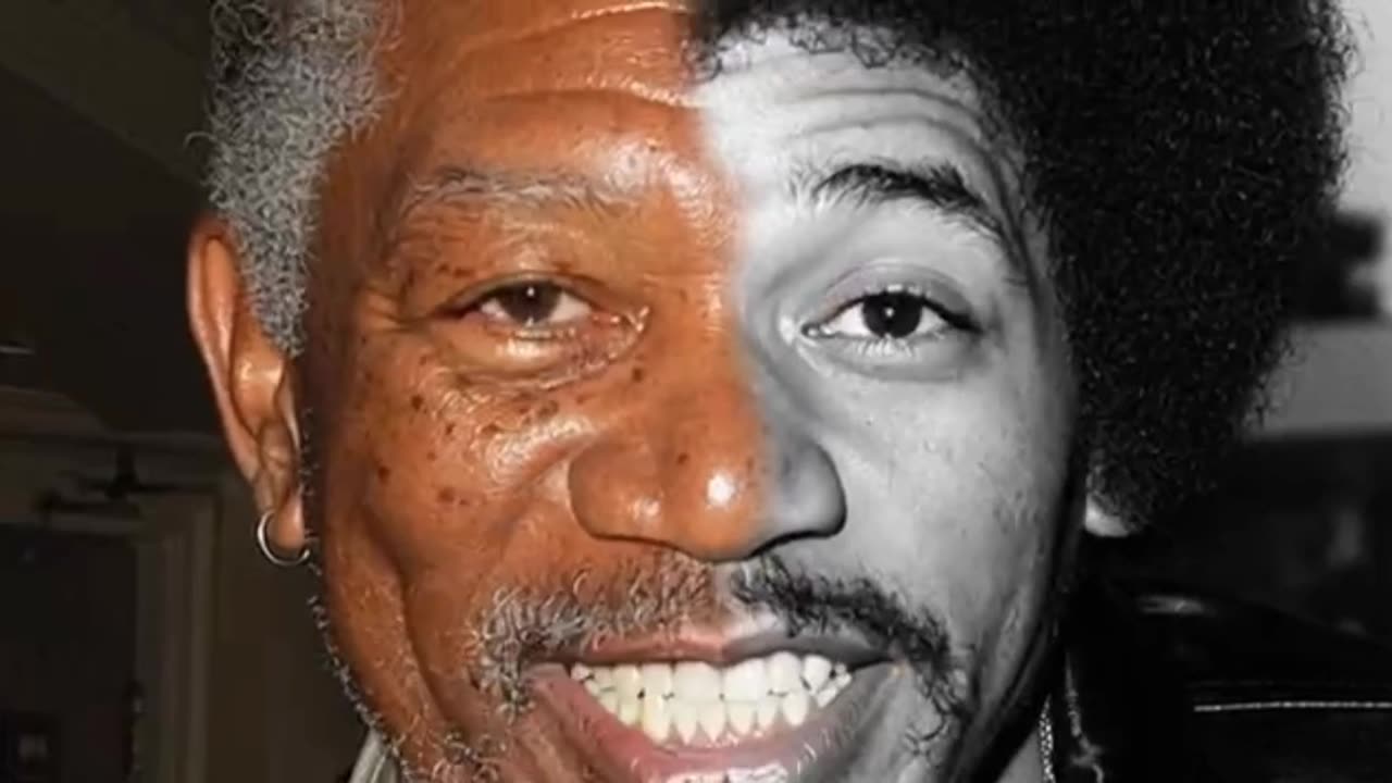 MORGAN FREEMAN 👀 JIMMY HENDRIX