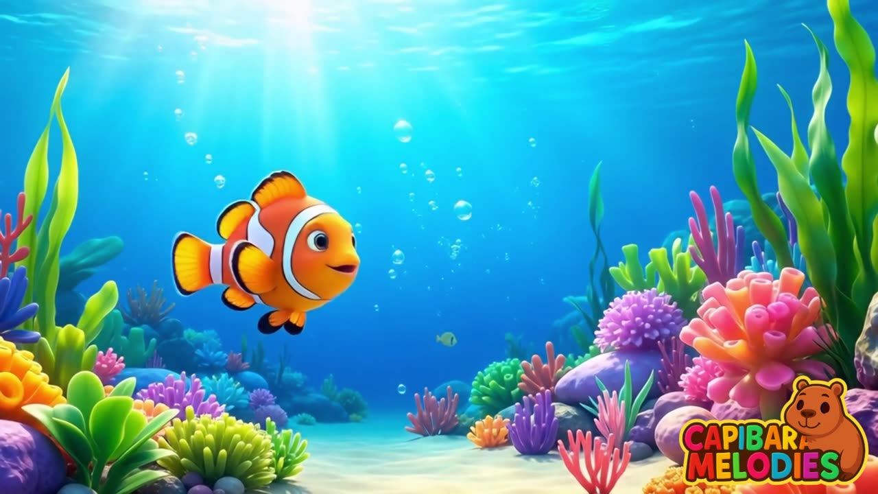 🐟🎶 „Клоунска риба песен за деца“