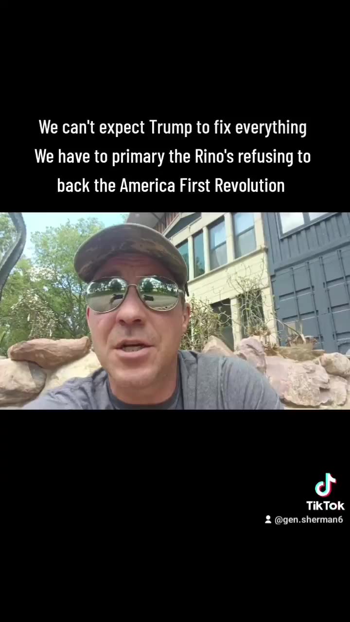 We the American people have to primary every last Rino out of Congress