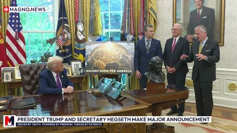 President Trump & Secretary Hegseth Unveil 'Golden Shield of America' Plan at The White House [LIVE]