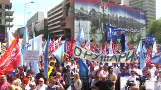 Serbia May Day protests mark six months since station collapse