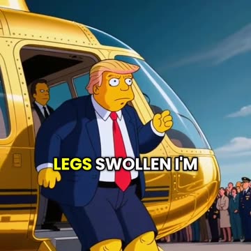 The Simpson supposedly predicted that Trump would have a chronic illness #simpson #simpsons #homersi
